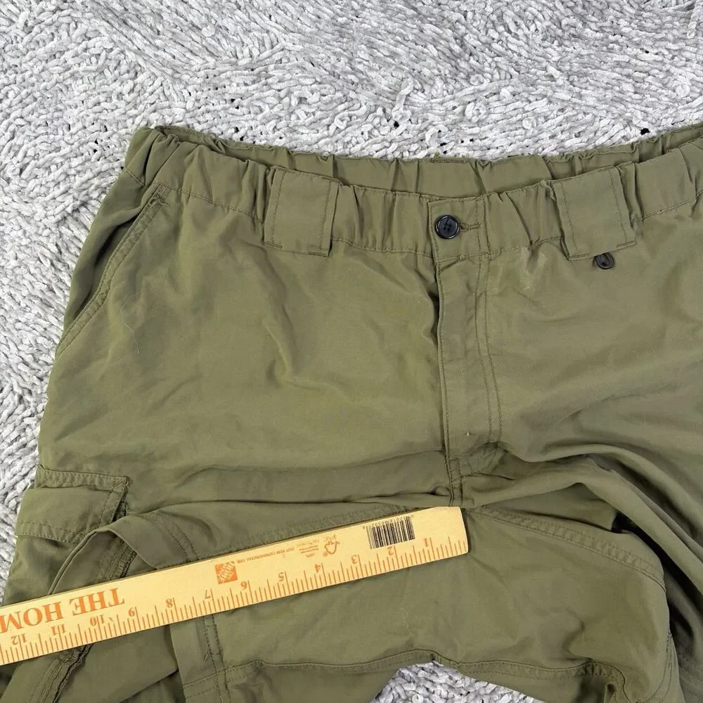 Boy Scouts Of America Convertible Cargo Shorts Mens Large Green Utility Summer
